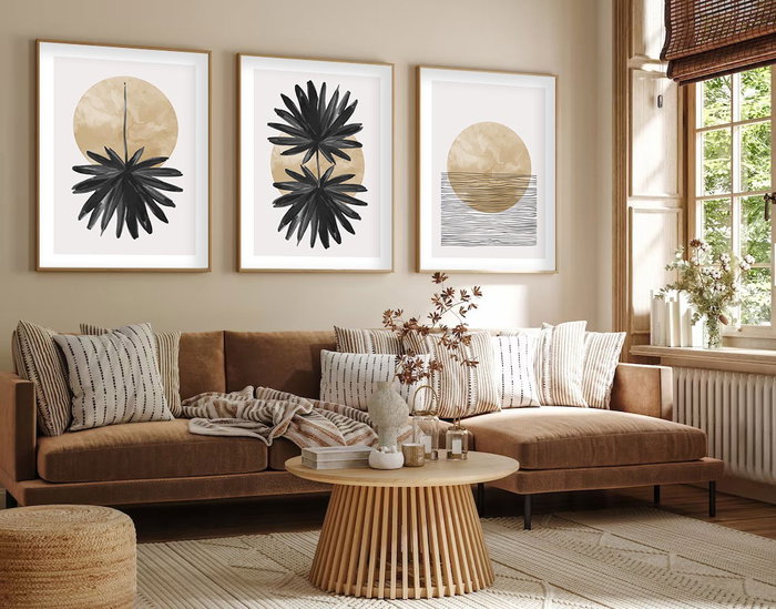 Wallity Huhu210 - Set de 3 Pinturas Decorativas en MDF de 35 x 50 cm Wallity Huhu210 - Set de 3 Pinturas Decorativas en MDF de 35 x 50 cm